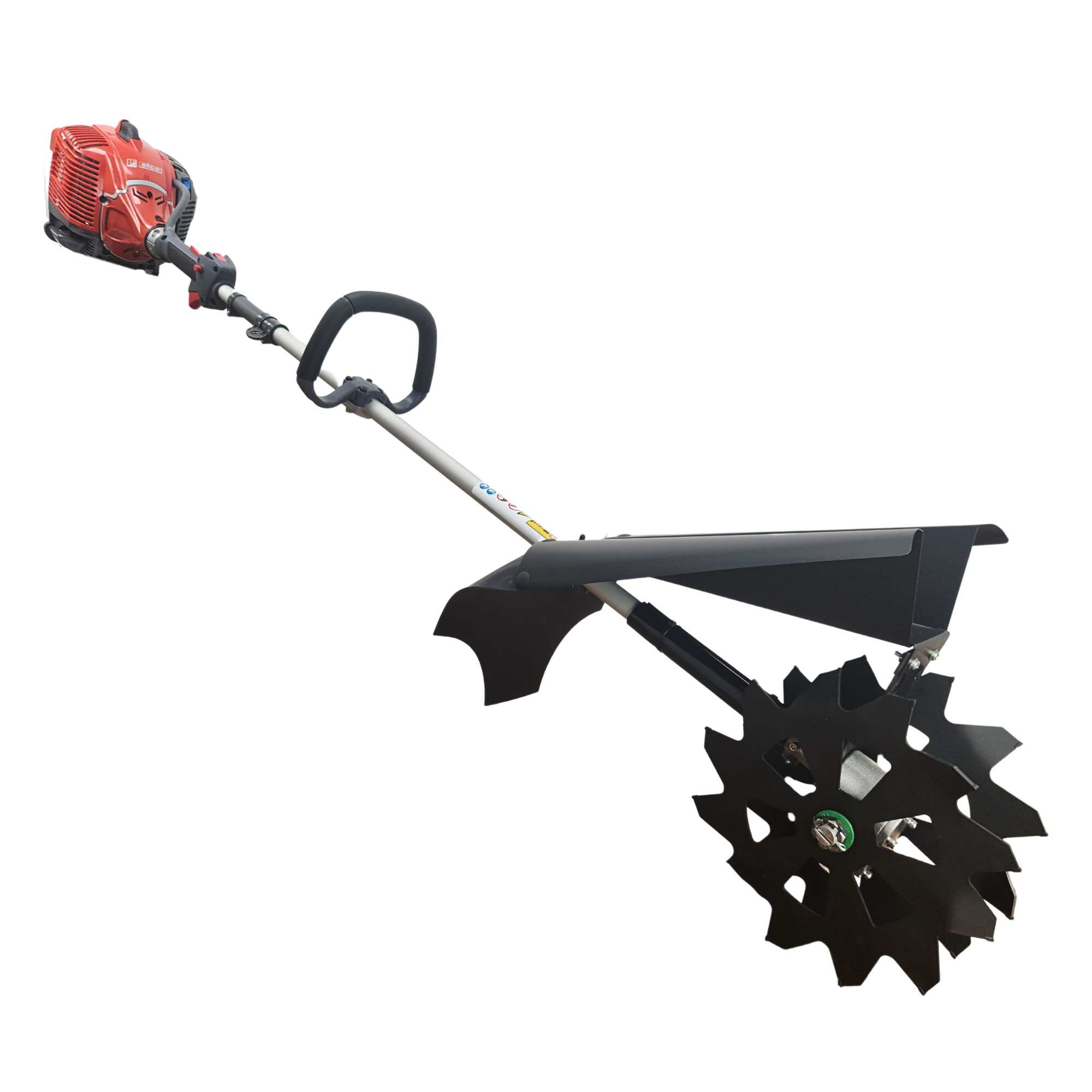 TrenchBadger Inc., 2-Cycle 2 HP Engine, Dual or Single Trencher, Digger, Excavator Blade, Model# Pro12-E2-STND